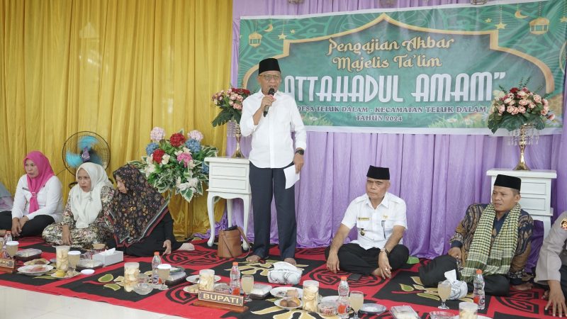 Bupati Asahan Ikuti Pengajian Akbar Attahadul Amam