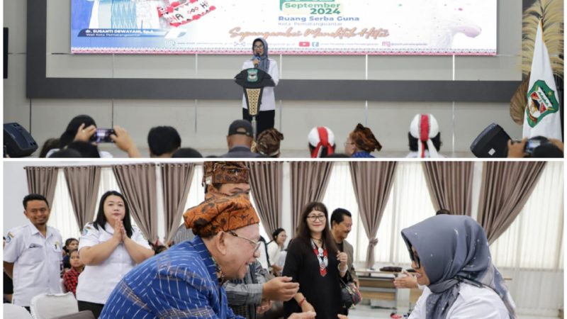 Wali Kota dr Susanti Buka Festival Perlombaan Taur-taur Tingkat SMP Kota Pematangsiantar Tahun 2024