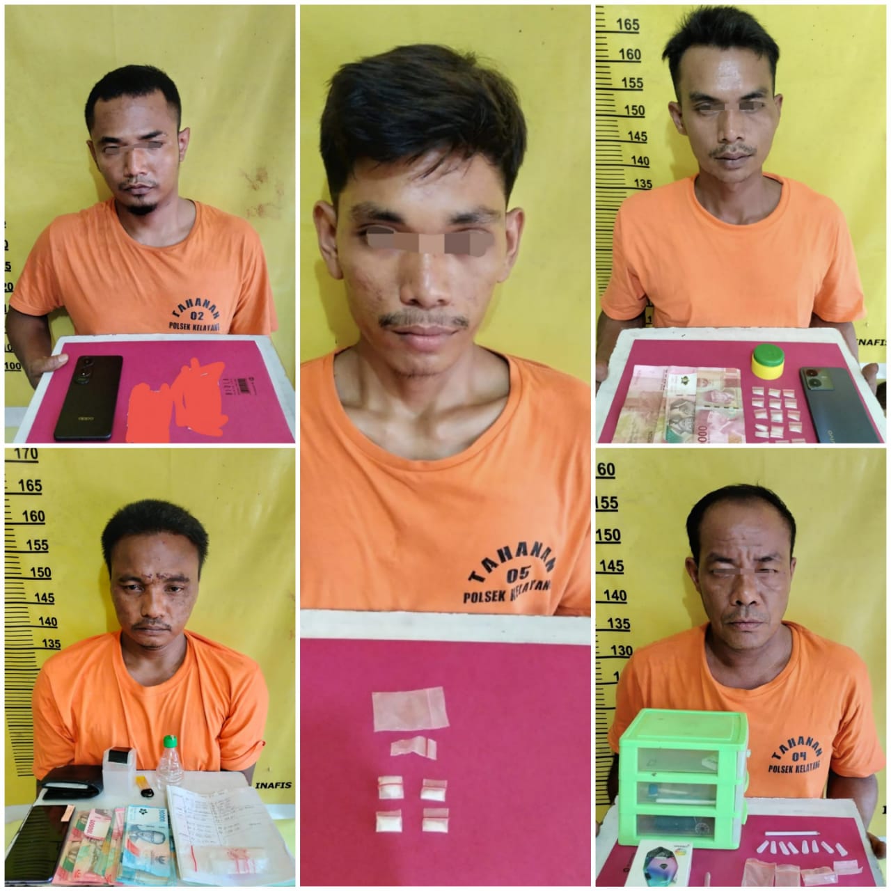 Laporan Warga, Bujang Tamoy Cs Diringkus Tim Polsek Kelayang Inhu