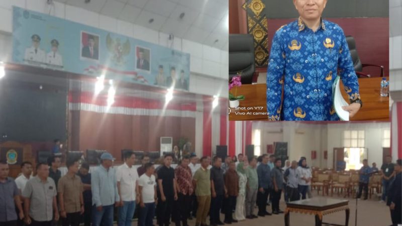 Persiapan Pelantikan DPRD Ogan Ilir Terpilih 2024 – 2029, Sekwan Gelar Gladi Bersih