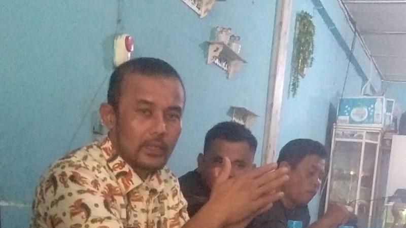 Irhamuddin Kalapas Pulo Simardan Kota Tanjungbalai Silaturahmi Dengan Wartawan