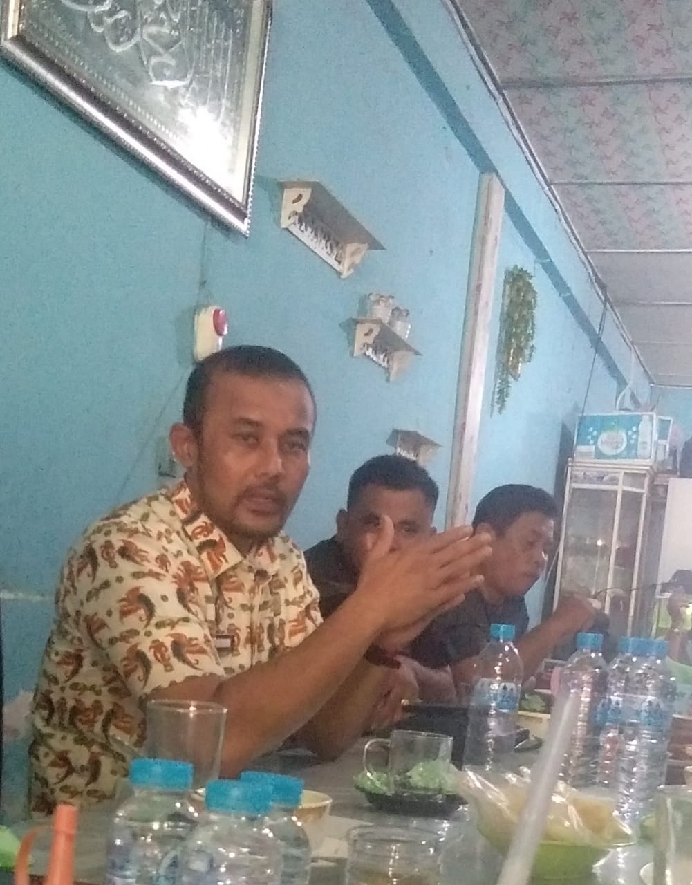 Irhamuddin Kalapas Pulo Simardan Kota Tanjungbalai Silaturahmi Dengan Wartawan