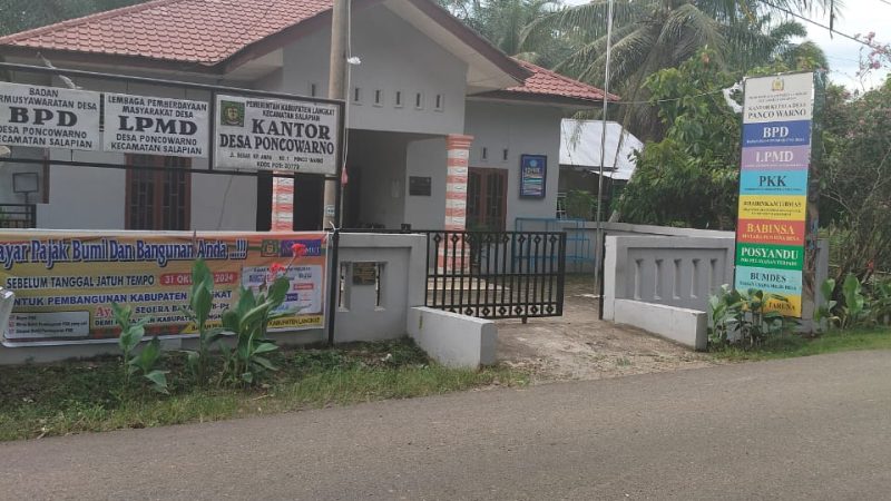 Papan Grafik Tidak Terpasang : Ini Penjelasan Kades