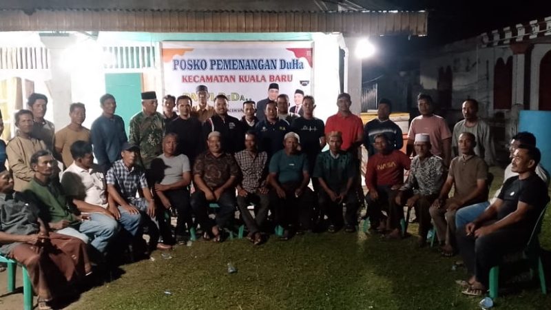 Warga Kuala Baru Kumpulkan Sumbangan untuk Pemenangan DuHa