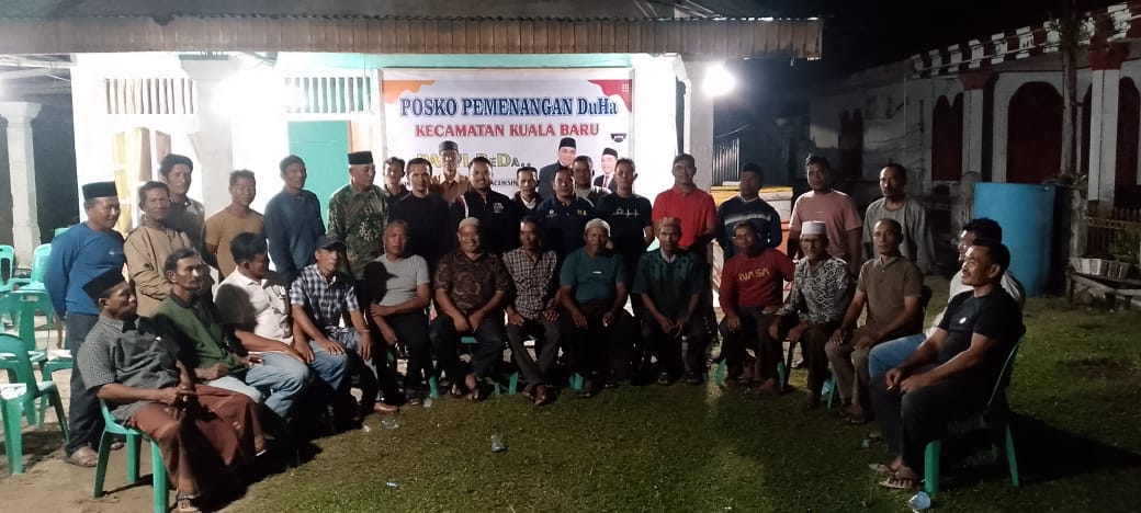 Warga Kuala Baru Kumpulkan Sumbangan untuk Pemenangan DuHa