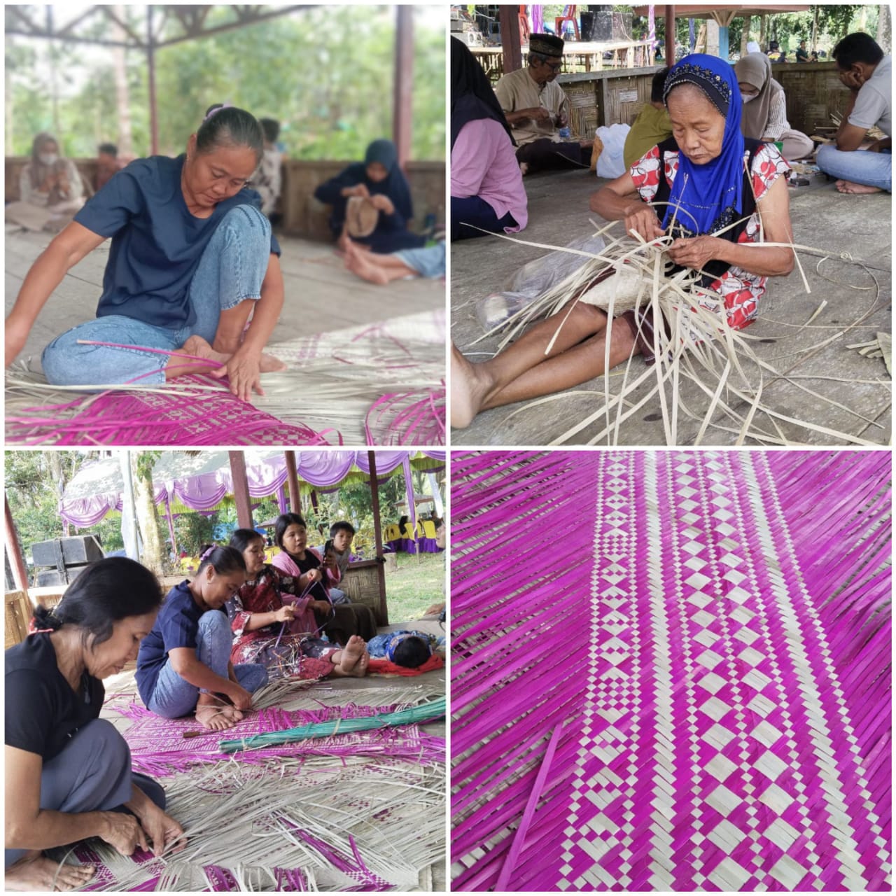 FBG Tahun 2024, Masyarakat Suku Talang Mamak Inhu Antusias Ikut Lomba Kerajinan Tradisional