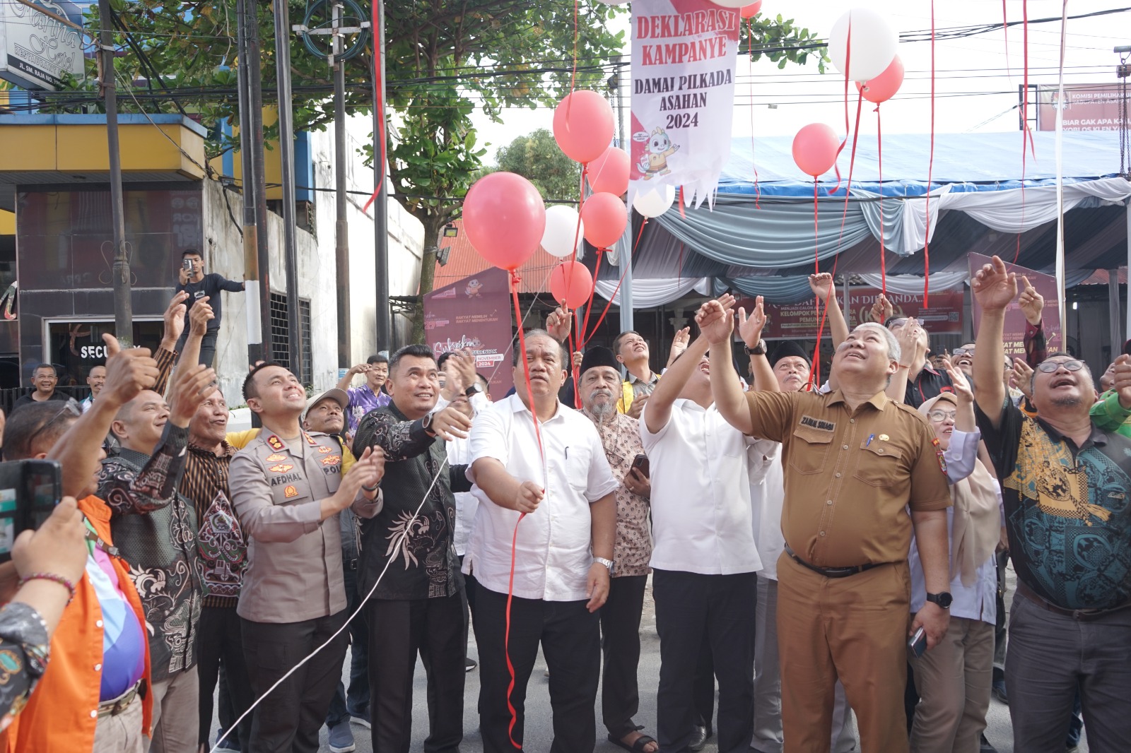 Pemerintah Kabupaten Asahan Hadir Deklarasi Kampanye Damai 2024