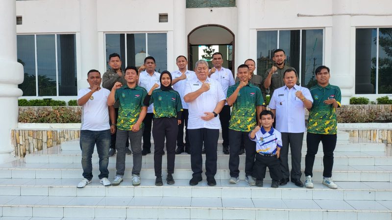 Pj Sekda Kabupaten Asahan Lepas Atlet NPC
