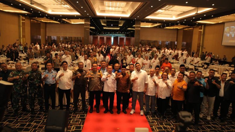 Pj Sekretaris Daerah Kabupaten Asahan Ikuti Deklarasi Pemilihan Kepala Daerah Sumatera Utara