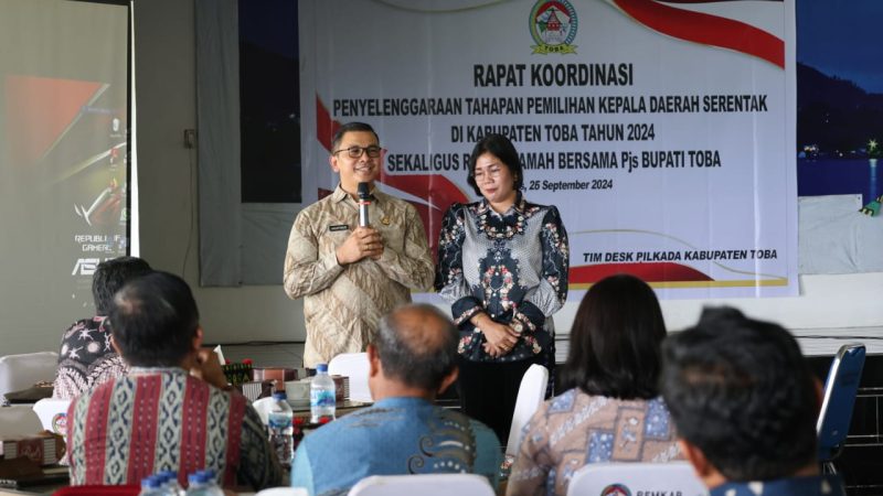 Ajak Forkopimda Bersama-sama Sukseskan Pilkada Toba, Agustinus Panjaitan: ASN Jaga Netralitas!