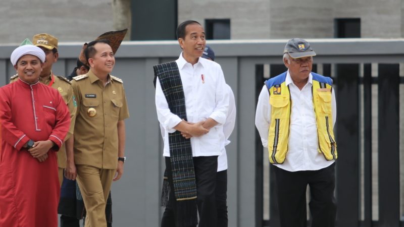Pj Gubernur Sumut Fatoni Dampingi Presiden Jokowi Resmikan 3 Seksi Pada Ruas Tol