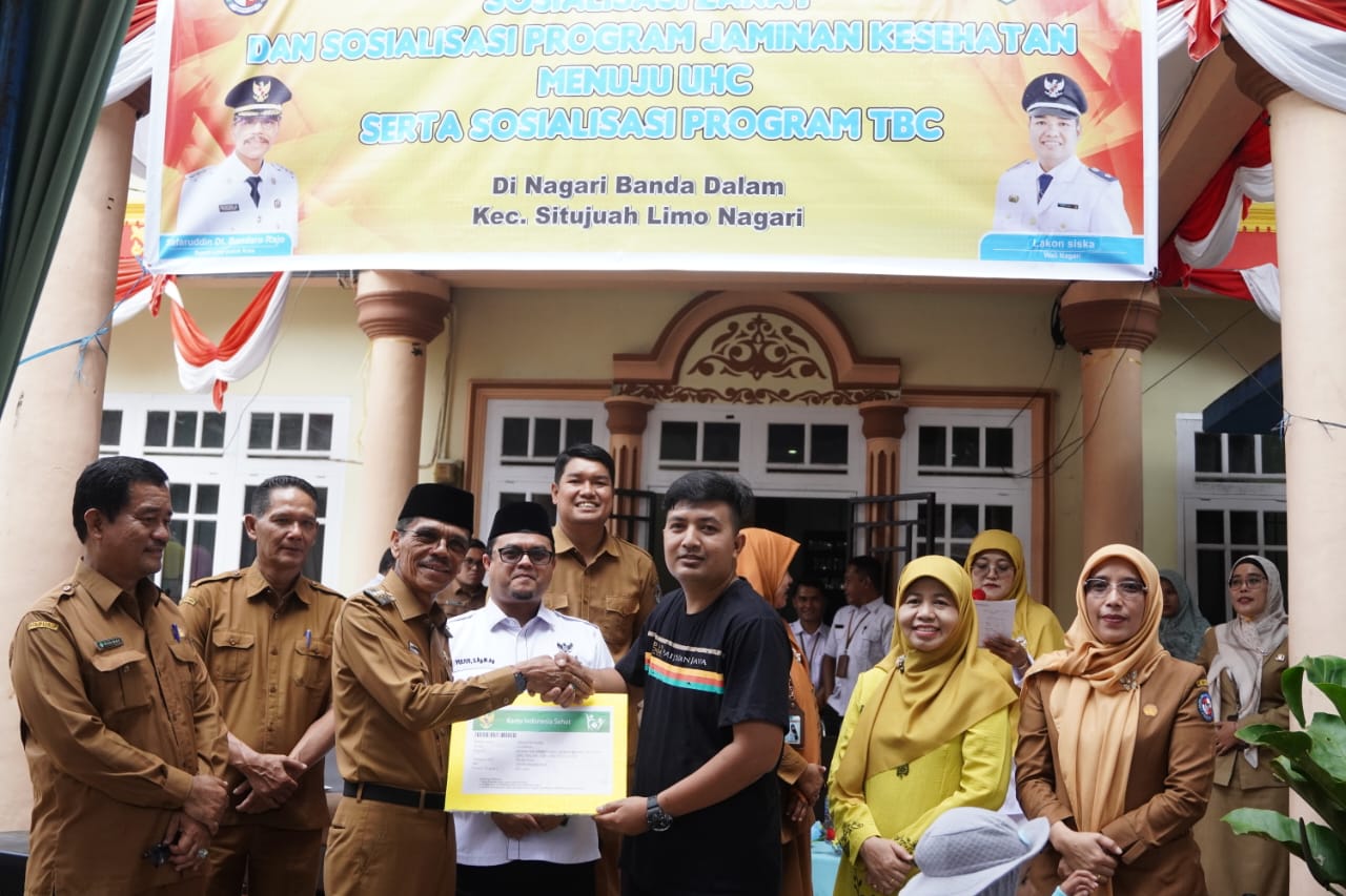 UHC Kabupaten Lima Puluh Kota 90,16%, Bupati Safaruddin Optimis Capai Target UHC Akhir Tahun 2024
