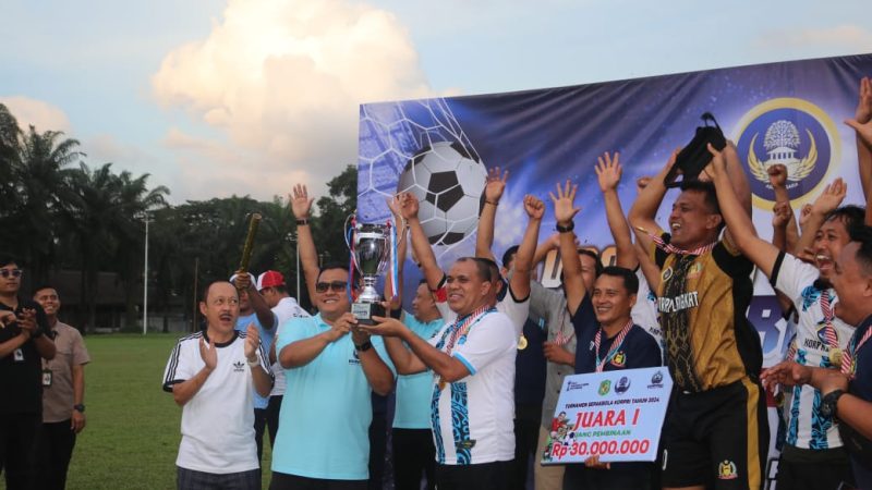 Korpri Langkat Juara 1 Turnamen Penasehat Korpri Medan, Pj. Bupati Langkat: Hasil Kerjasama Tim Yang Solid