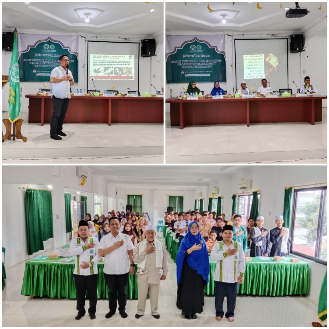 Lewat Seminar Anti Narkoba, Kasat Narkoba Polres Pematangsiantar Ajak Pelajar dan Mahasiswa Hindari Penyalahgunaan Narkoba