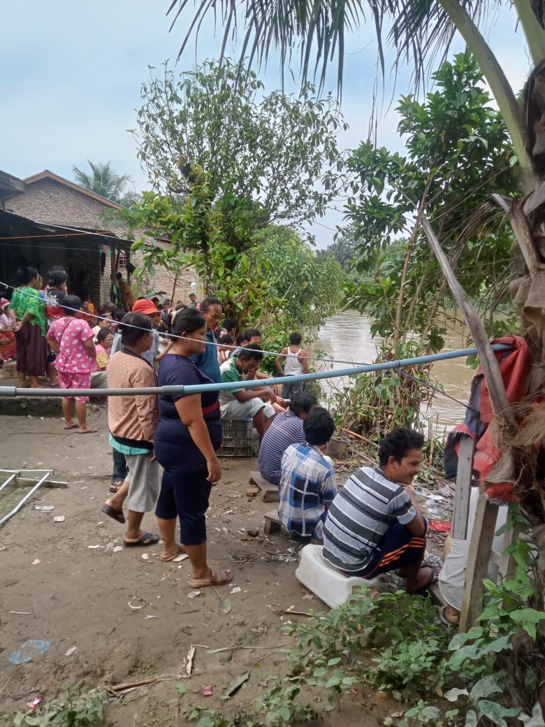 Anak Hanyut Di Sungai Bilah Sudah Ditemukan Warga Di Daerah Negerilama.