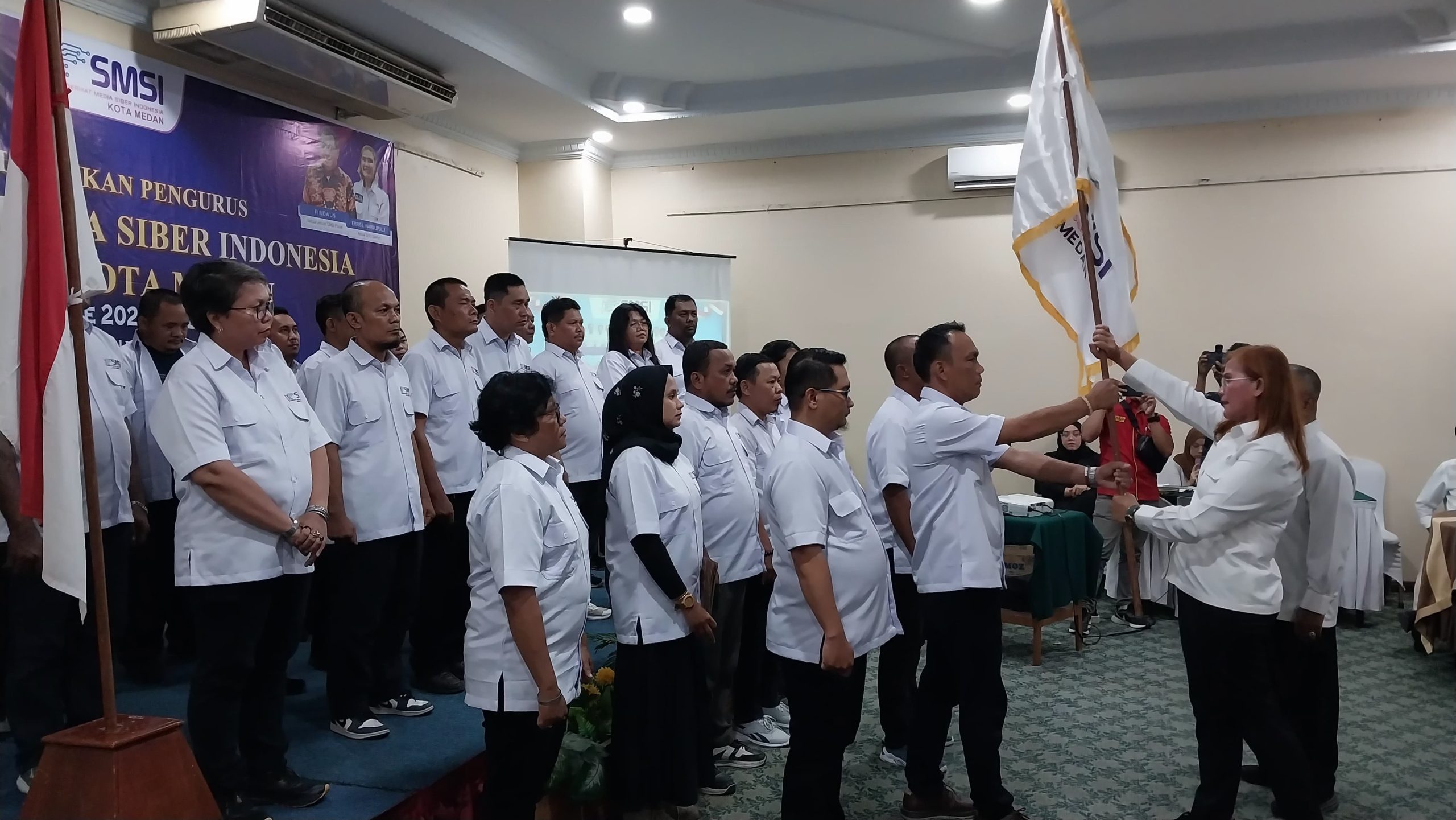 Pengurus SMSI Kota Medan Resmi Dilantik, Ini Pesan Ketua SMSI Sumut
