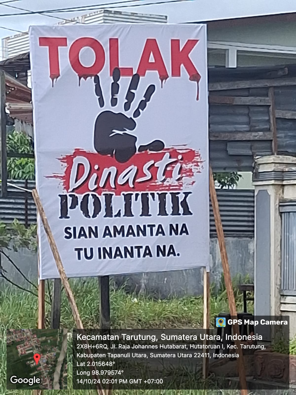 Bawaslu Taput Diminta Segera Copot dan Proses Hukum Baliho Bernada Hasutan dan Kampanye Hitam