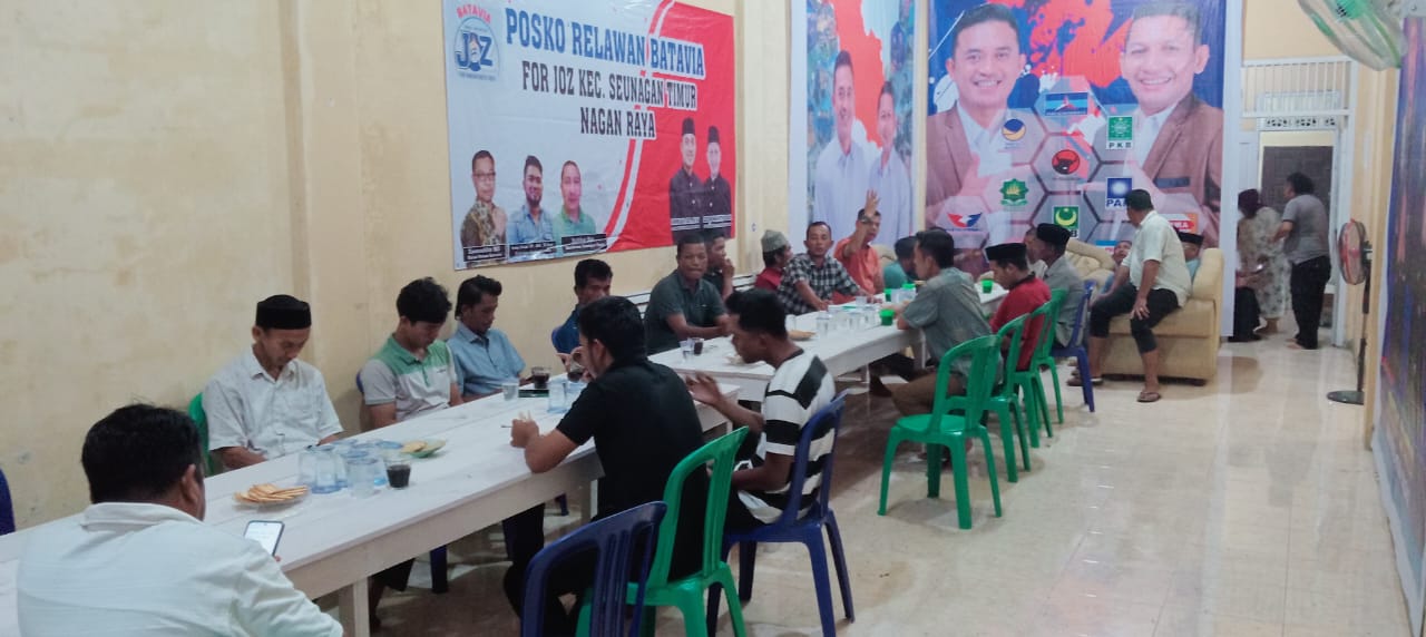 Tim Kecamatan Seunagan Timur JOZ Gelar Rapat Strategis