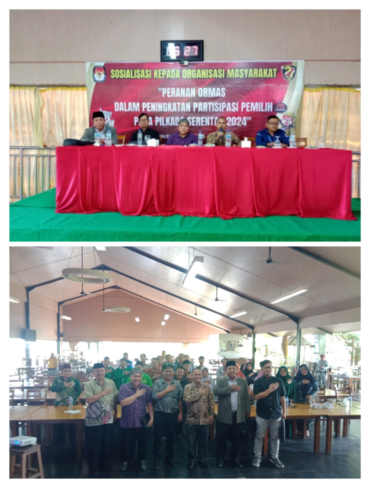 Gelar Sosialisasi Kepada Ormas, Ketua KPU Sergai : Jadilah Pemilih Cerdas dan Berlaku Adil