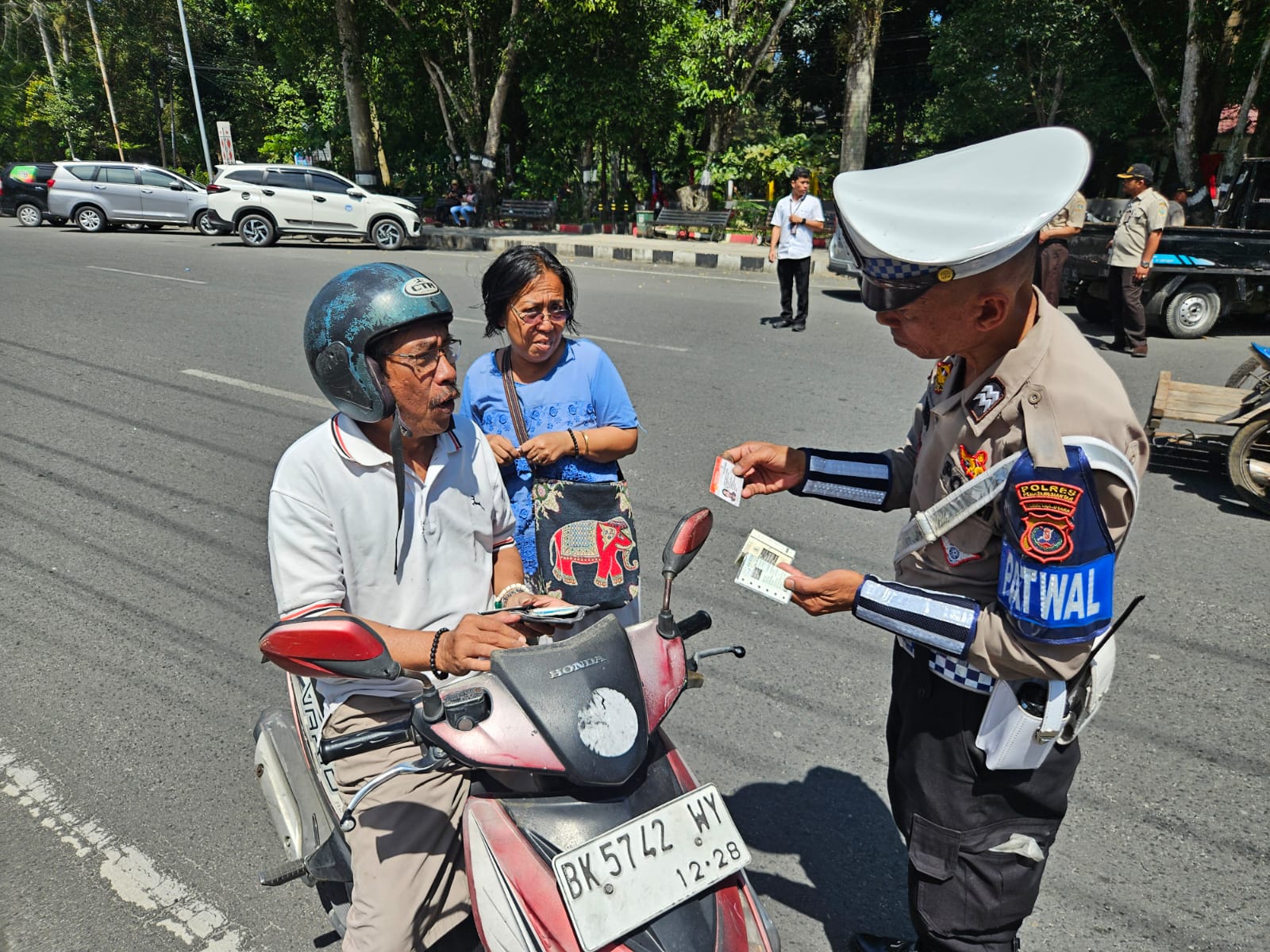 Sat Lantas Polres Pematangsiantar dan UPTD Samsat Pematangsiantar Gelar Operasi Gabungan
