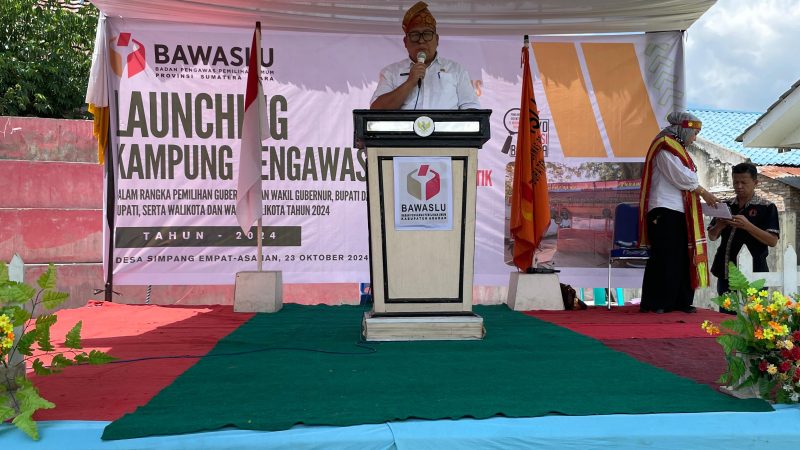 Pjs Bupati Asahan Hadir Launching Kampung Pengawasan Partisipatif