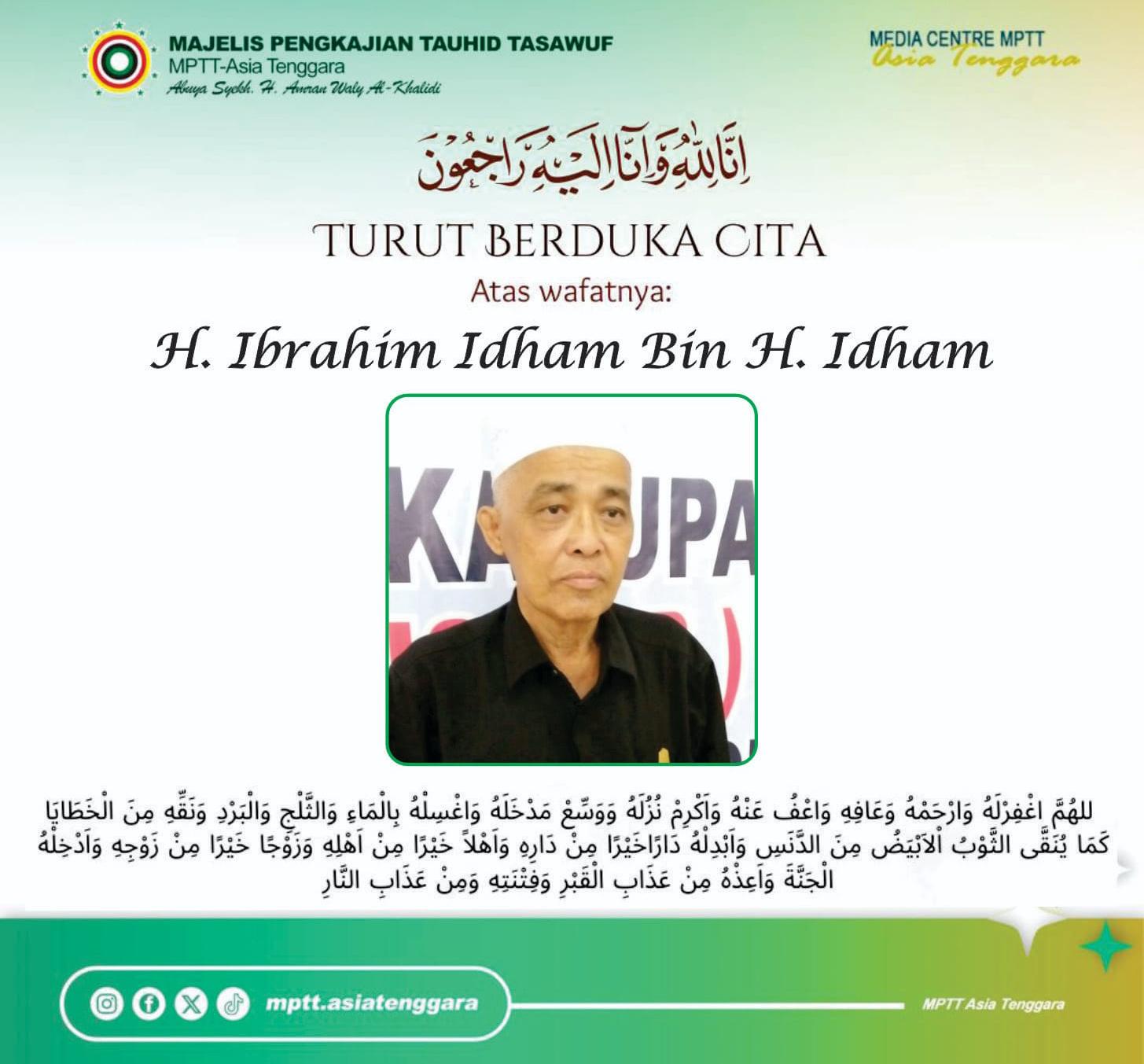 Calon Bupati Jonniadi Bersama Cawabup Turut Berduka Cita Atas Meningal H.Ibrahim.