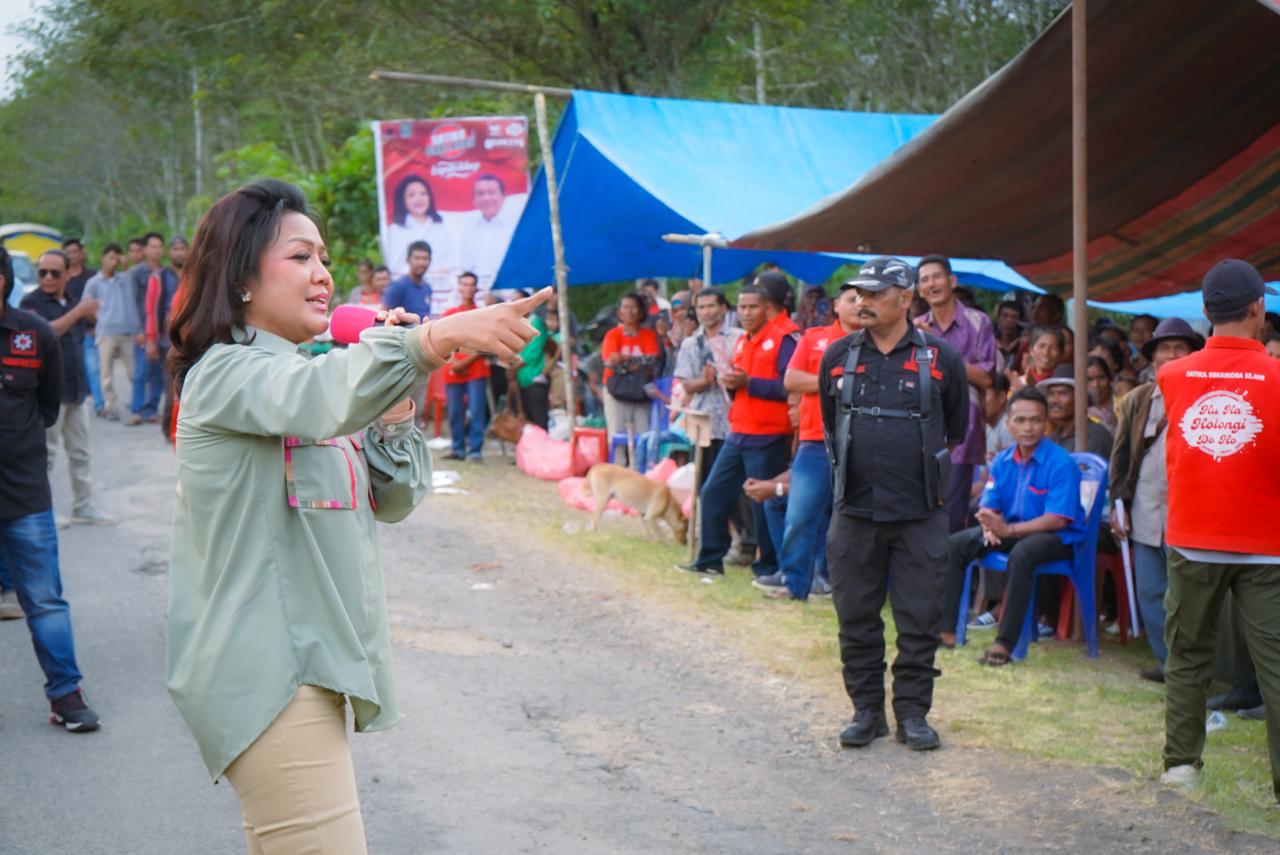 Masyarakat Pangaribuan dan Garoga Titipkan Masa Depan Generasi Taput ke Pasangan Satika-Sarlandy