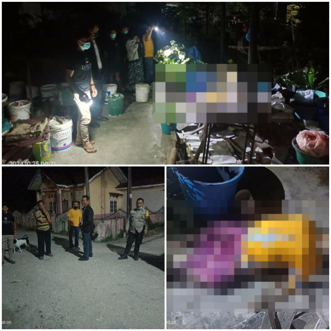 Polsek Siantar Martoba Cek TKP Penemuan Mayat di Komplek Perumahan Sibatu Batu Indah Pematangsiantar