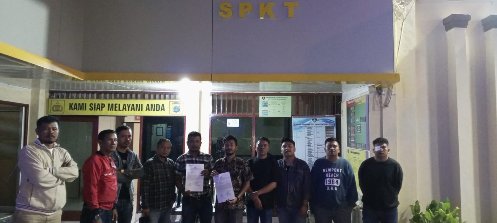 Buntut Keributan di Simangumbang, Tim Kuasa Hukum Paslon Satika-Sarlandy Adukan Tim Paslon JTP-Dens ke Polres Taput