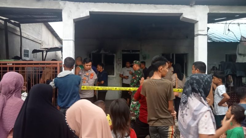 Satu Unit Rumah Dilalap si jago merah di Kompleks Buddha Tzu Chi Kecamatan Meureubo
