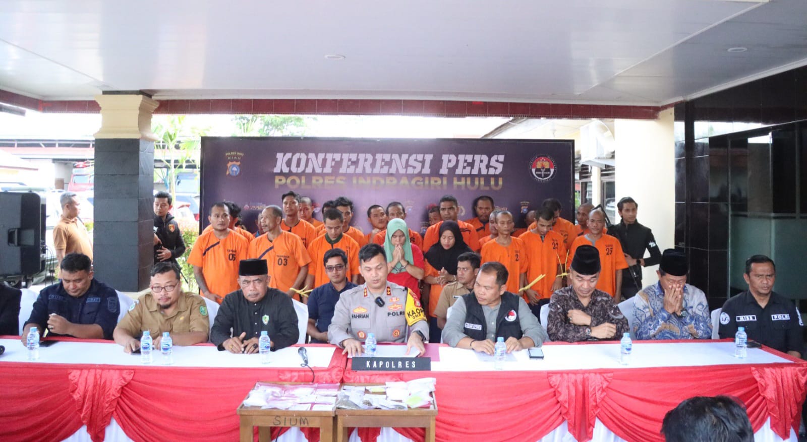 Dukung Asta Cita Presiden, Polres Inhu Gulung 28 Tersangka Narkoba Dalam Sebulan