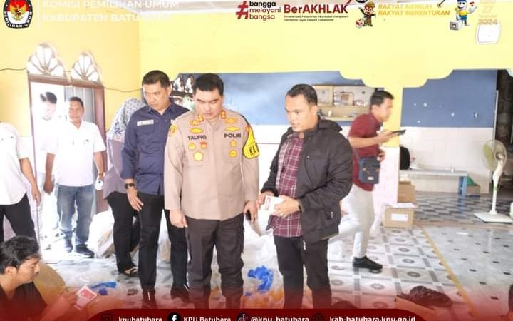 KPU Batu Bara Sambut Kunjungan Pj.Bupati Heri