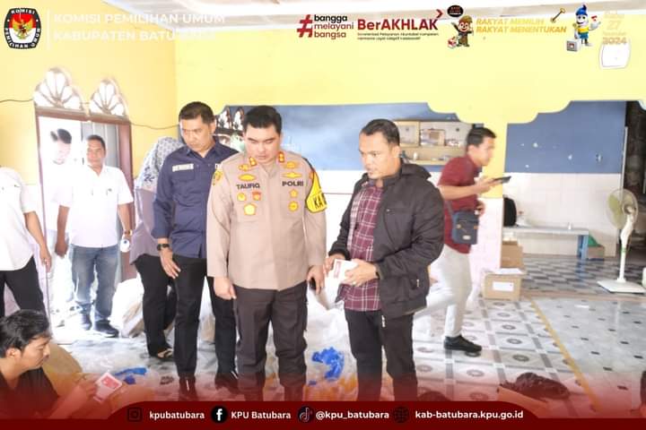 KPU Batu Bara Sambut Kunjungan Pj.Bupati Heri