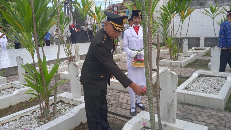 Polres Tanjung Balai Peringati Upacara Ziarah Hari Pahlawan Ke-79 Tahun 2024