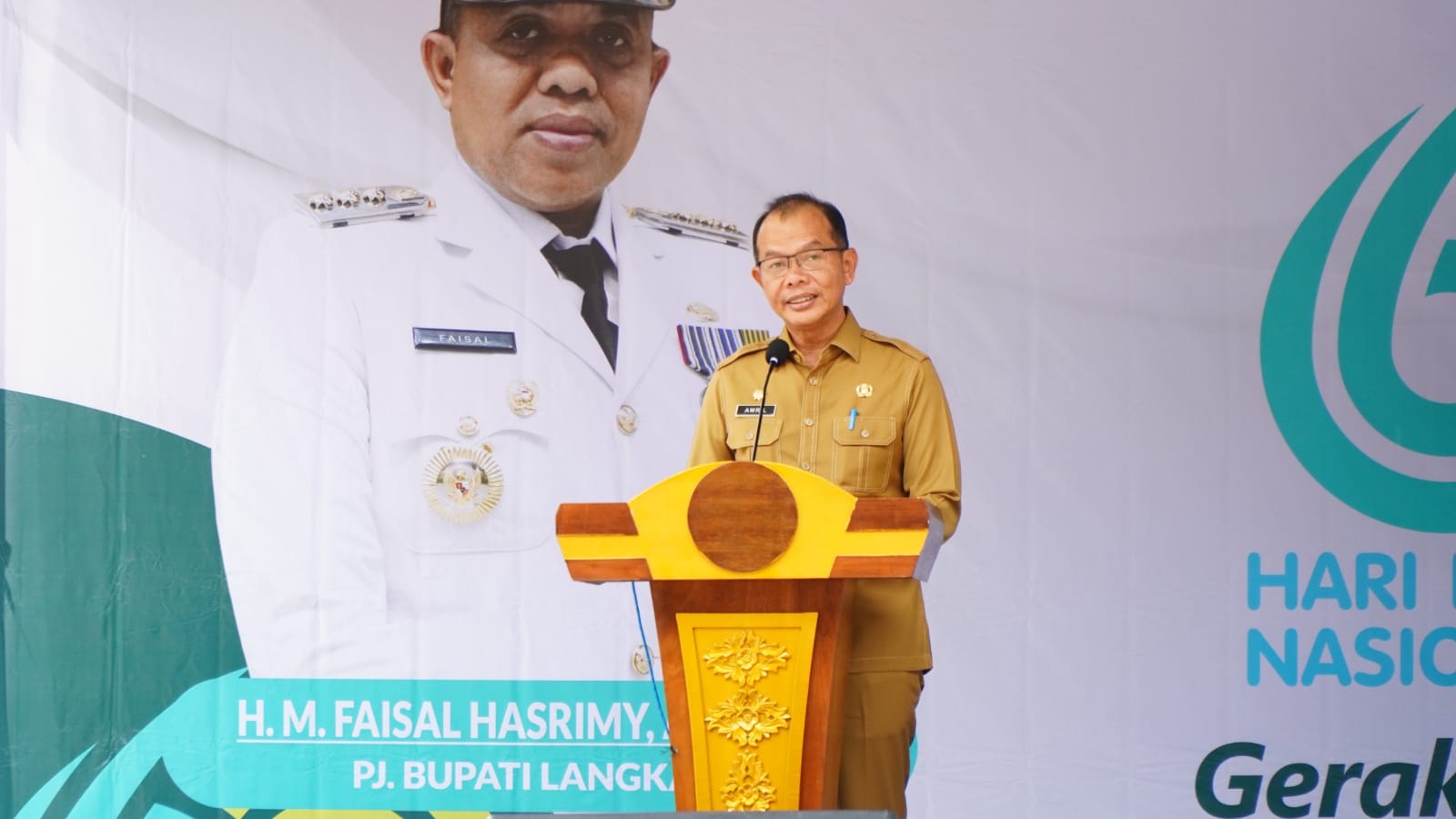 Pj Bupati Langkat Melalui Sekda Amril, Ajak Semua Pihak Berkomitmen Membangun Kesehatan Di HKN ke-60