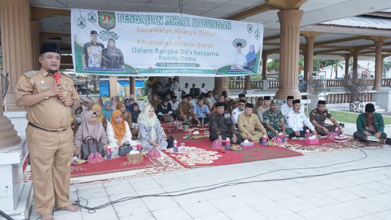Asisten Administrasi Umum Ikuti Pengajian Akbar Kecamatan Kota Kisaran Timur dan Barat