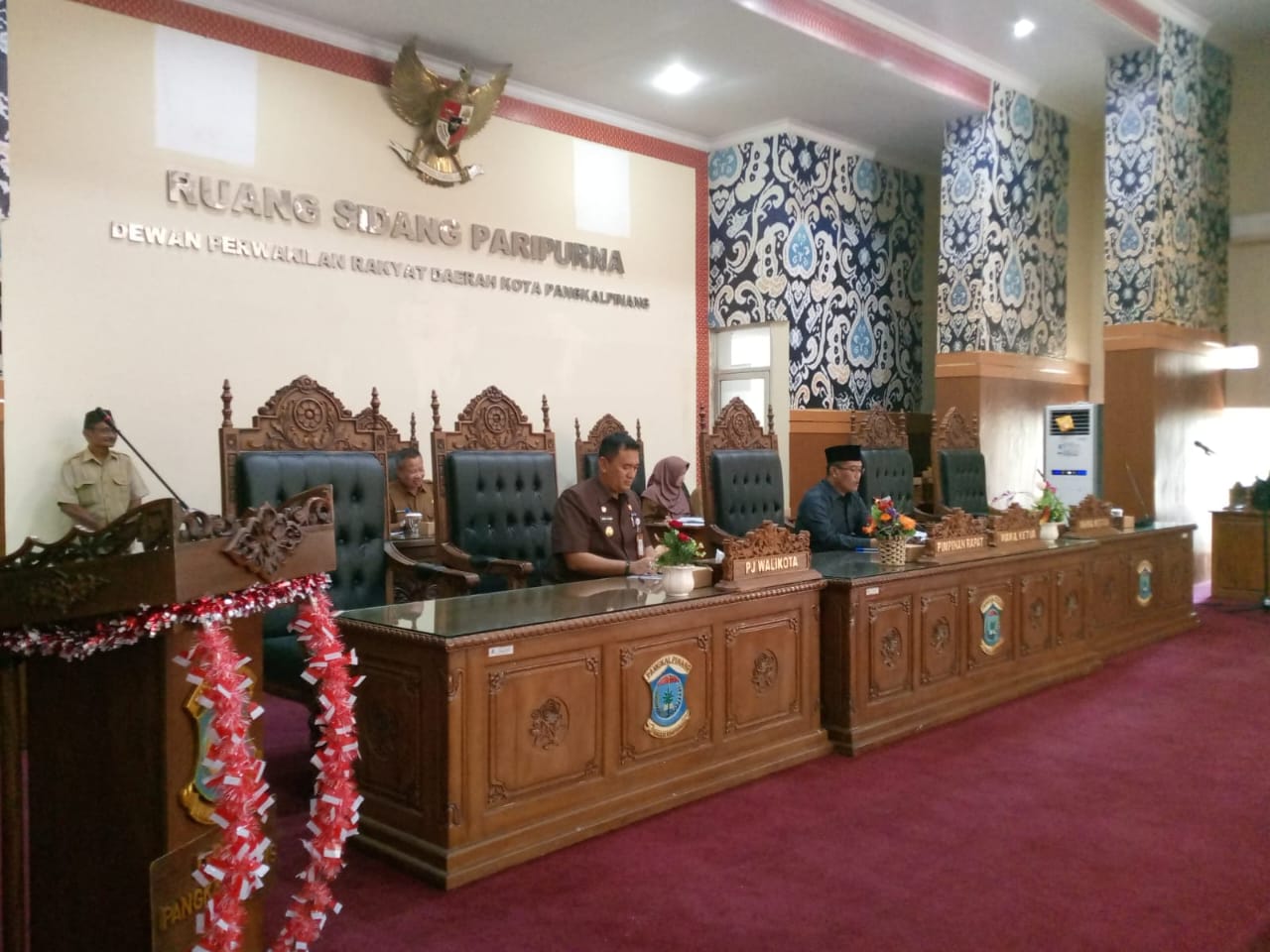 Ketua DPRD Abang Hertza Pimpin Paripurna Keputusan DPRD Terhadap Raperda Perubahan APBD TA 2024
