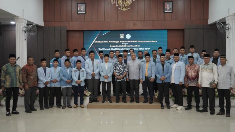 Silaturahmi Keluarga Besar BKPRMI Sumatera Utara dengan Bupati dan Wakil Bupati Asahan