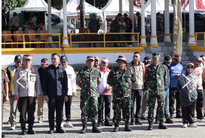 Pj Wali Kota Budi Utama Dukung Karya Bhakti HUT Ke-79 TNI, Sinergi Bersama Tekan Risiko Banjir Di Musim Hujan