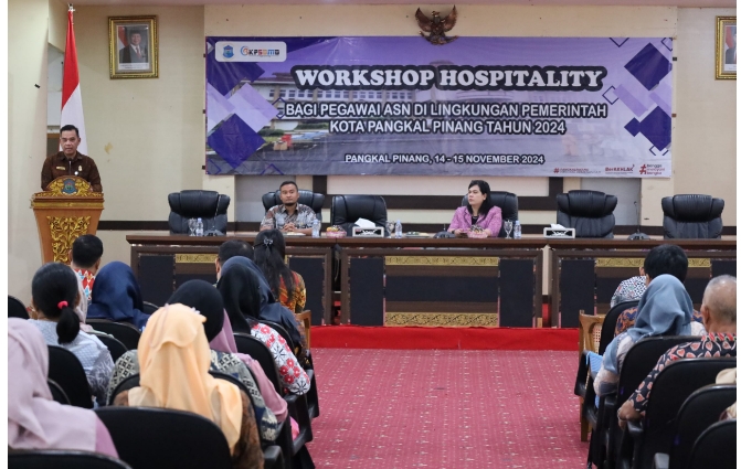 Pemkot Pangkalpinang Gelar Workshop Hospitality Tingkatkan Kompetensi ASN