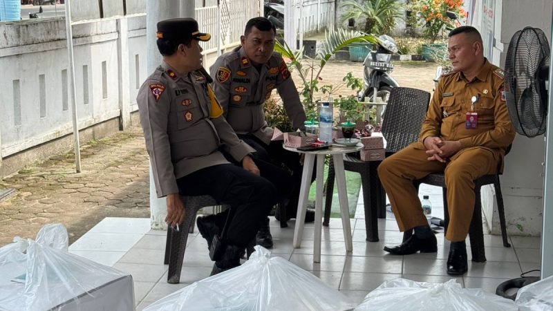 Polres Tanjung Balai Bersama KPU, Bawaslu Lepas Distribusi Logistik Pilkada Tahun 2024