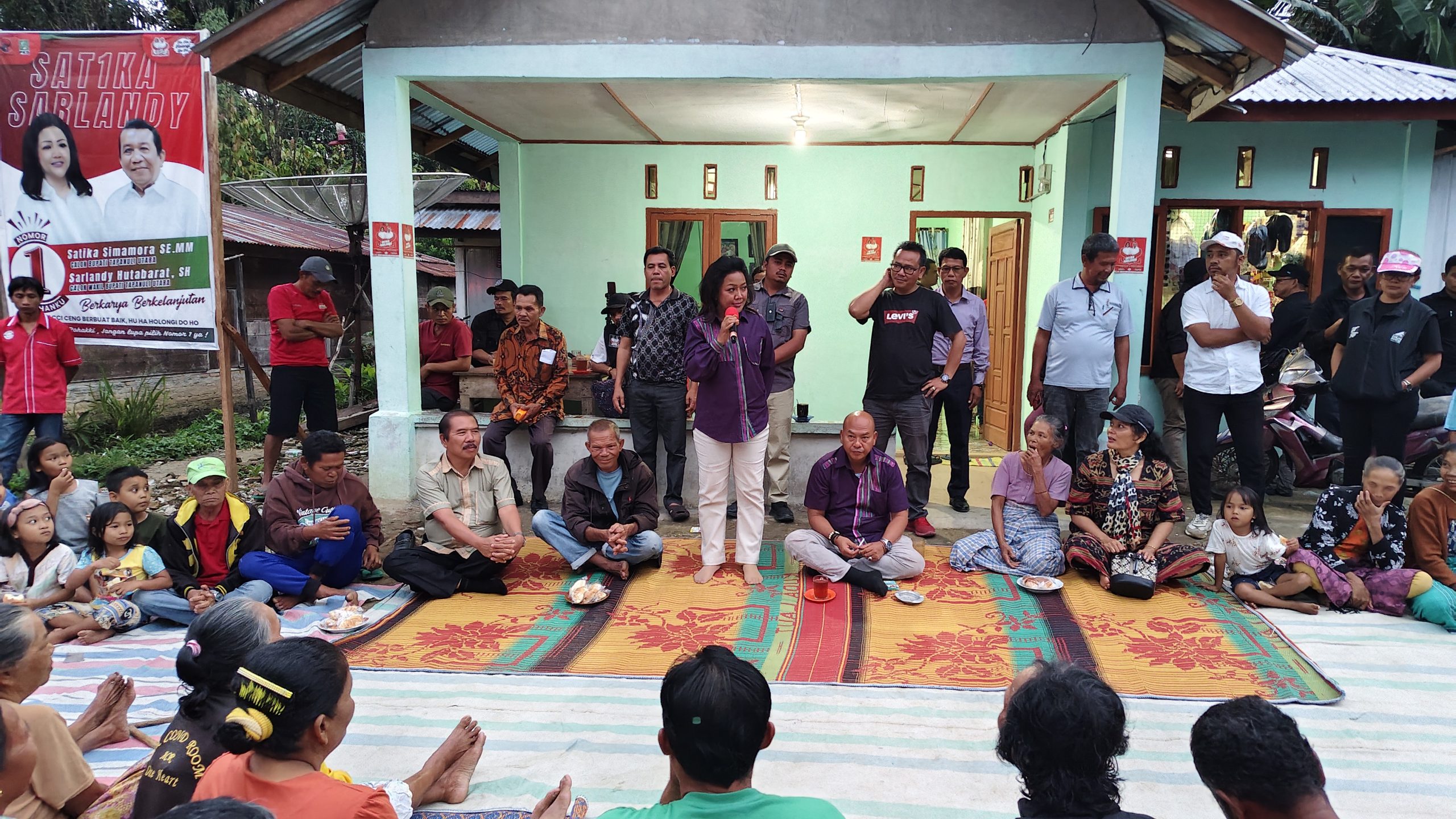 Dukungan Untuk Satika Simamora – Sarlandy Hutabarat Semakin Menguat di kecamatan Pahae Jae