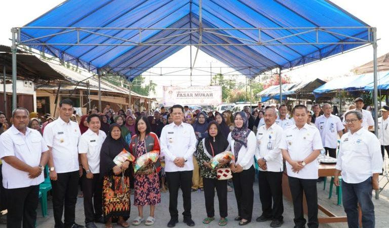 Kembali Gelar Operasi Pasar Murah Firsada Sebut, Bentuk Kepedulian Pemerintah