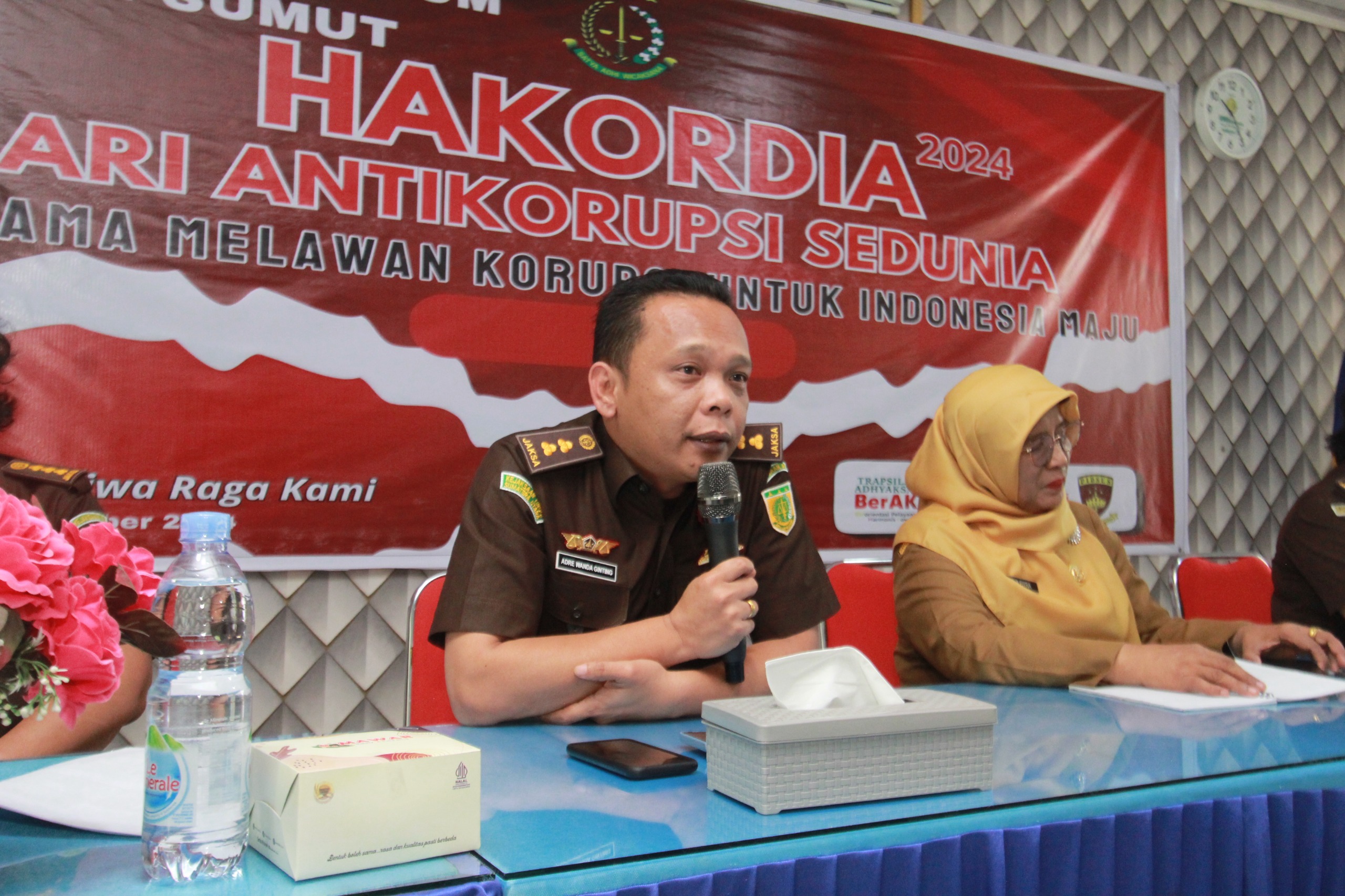 Sambut Hakordia, Kejati Sumut Luhkum di SMA N 14 Medan : Jujur Adalah Langkah Awal Melawan Korupsi