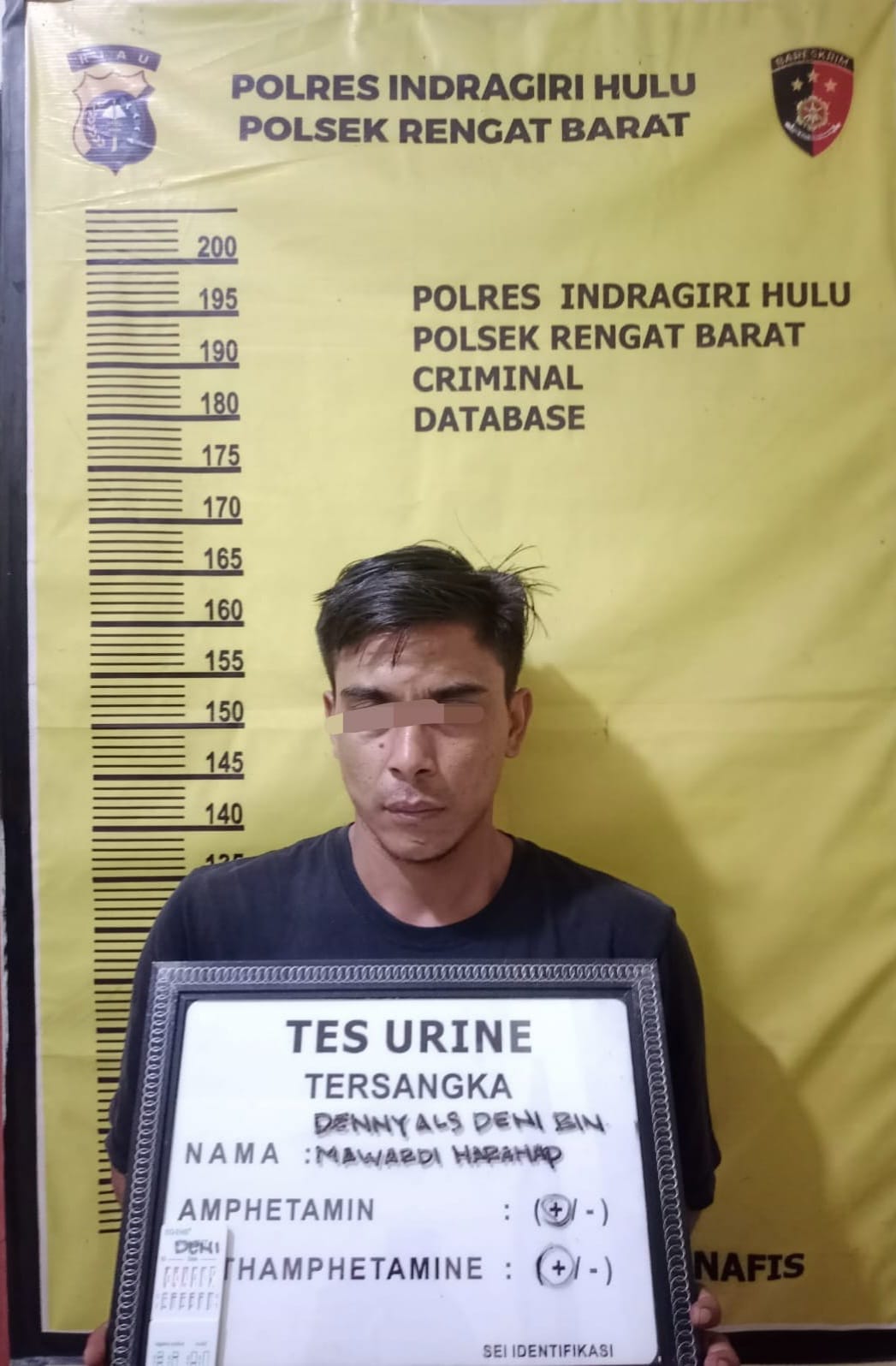 Polsek Rengat Barat Inhu Amankan Maling Sawit Positif Narkoba