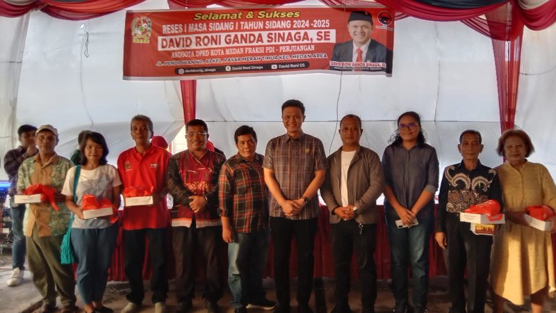 Gelar Reses 1 Sesi Kedua, David Roni Serap Keluhan Banjir, Drainase dan LPJU di Jalan Pendidikan Kelurahan Pasar Merah