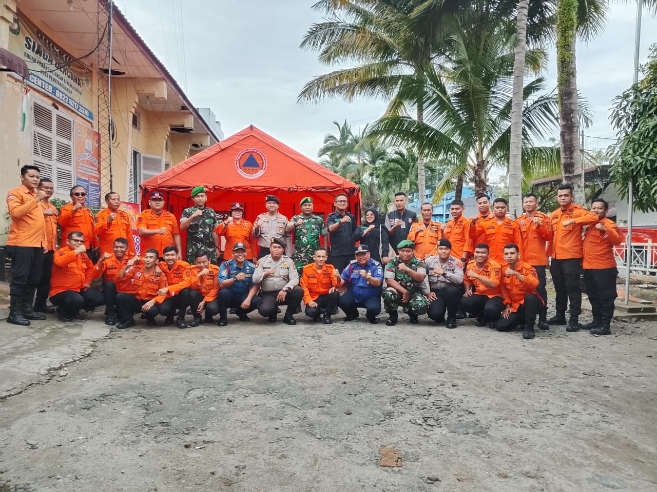 Polres Pematangsianțar Hadiri Apel Gabungan Siaga Darurat Bencana Hidrometeorologi