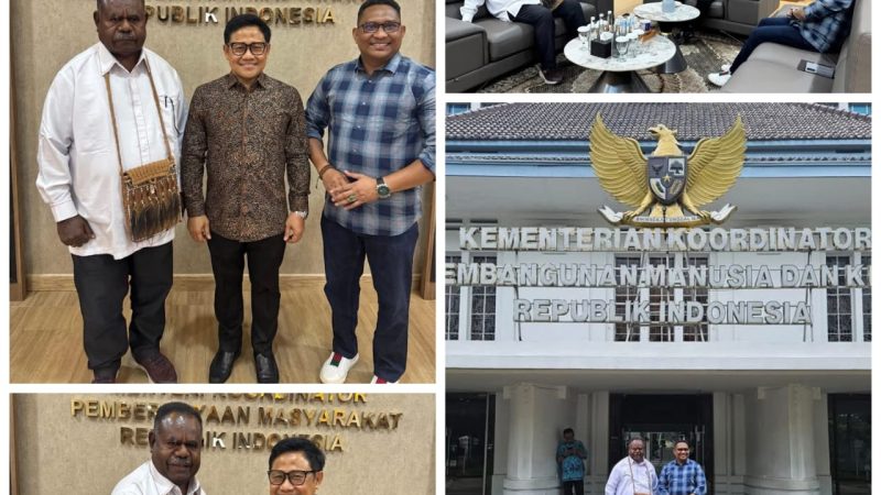 Gerak Cepat Gubernur Terpilih Elisa Kambu Temuin Gus Muhaimin Menteri Koordinator PMK Sekaligus Ketua Umum DPP PKB