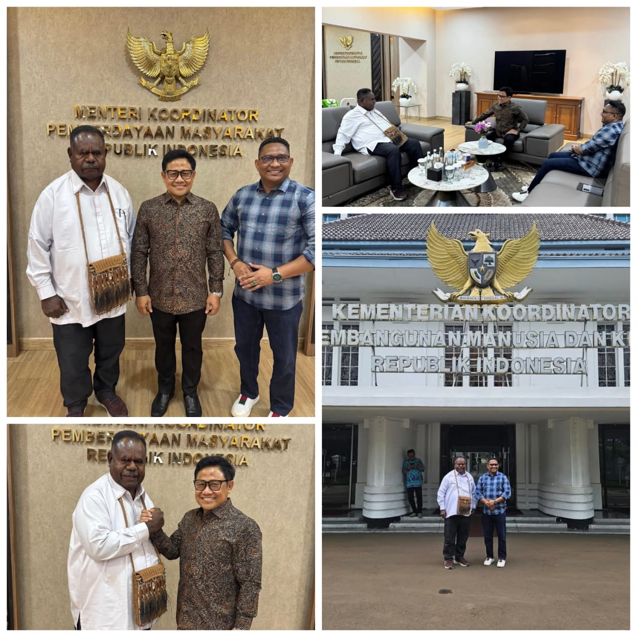 Gerak Cepat Gubernur Terpilih Elisa Kambu Temuin Gus Muhaimin Menteri Koordinator PMK Sekaligus Ketua Umum DPP PKB