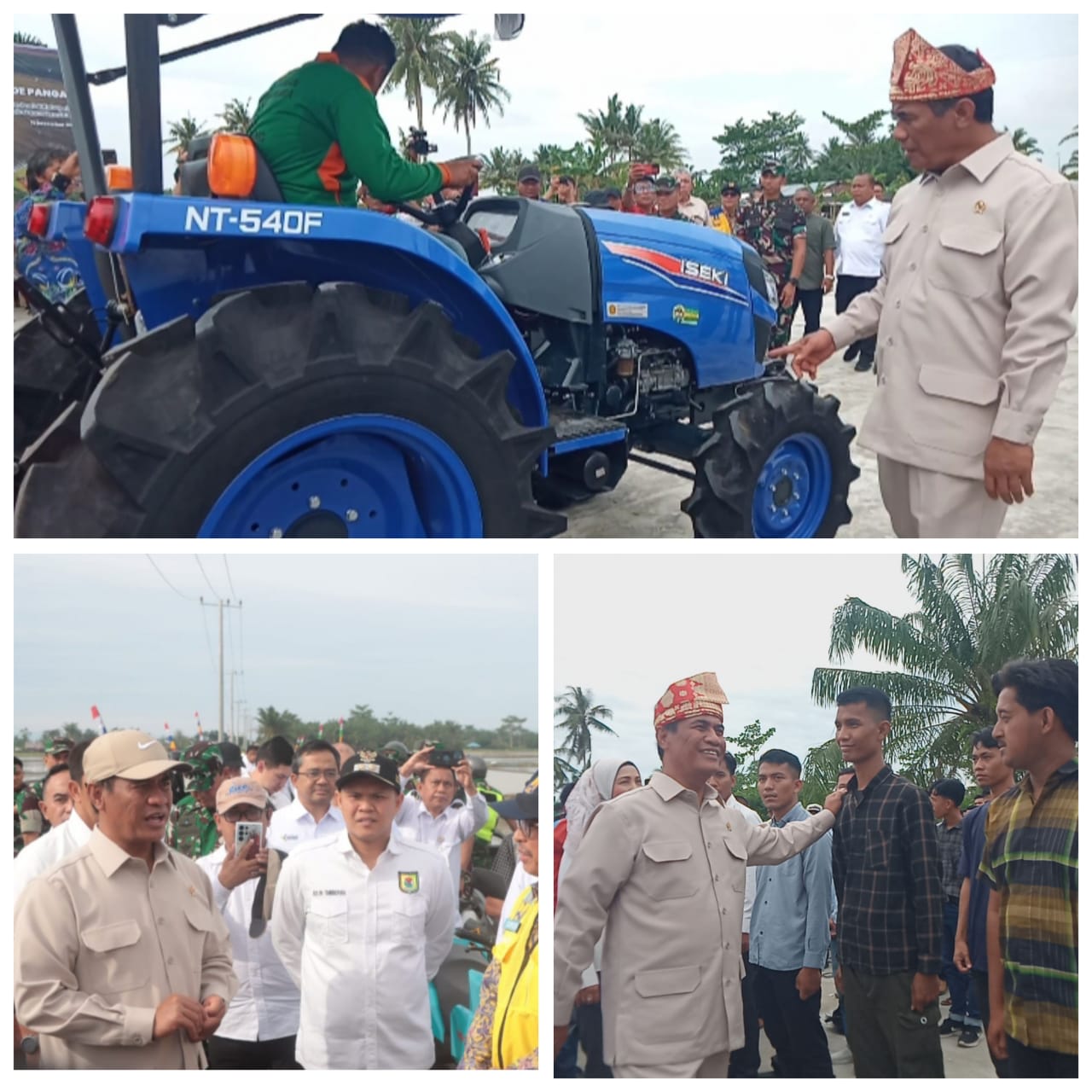 Dorong Kemajuan Pertanian Lokal dan Tingkatkan Surplus Pangan, Mentan RI Kunjungi Kecamatan Tanjung Beringin Kabupaten Sergai